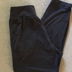 Uniqlo Airism Pants; 2 pairs; charcoal & light grey